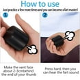thumbnail image 2 of Pooter Fart Machine Toy Rubber Le Tooter Create Fart Sounds Best Novelty Joke Gifts Joke Children's Day Party Toy (Black2), 2 of 5