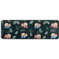 thumbnail image 5 of SKYSONIC 2'X6' Santa Sloth Runner Rug with Rubber Backing, Christmas Red Hat Non Slip Entryway Rug Runner Washable Soft Area Rug Carpet for Hallway Bedroom Kitchen Decor, 5 of 6