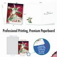 thumbnail image 2 of 20 Merry Christmas Note Cards Pack (10 Designs, 2 Each) - Sassy Seasonal Animals (4" x 5.12") AM8850XSG-B2x10, 2 of 6