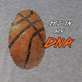 thumbnail image 3 of Wild Bobby, Basketball Fingerprint It's In My DNA, Sports, Women Tri-Blend Racerback Tank Top, Premium Heather, X-Large, 3 of 5