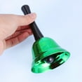 thumbnail image 3 of CIMAXIC Metal Bell 2Pcs Green Round Ergonomic Handle Design 3x5.1in, 3 of 8