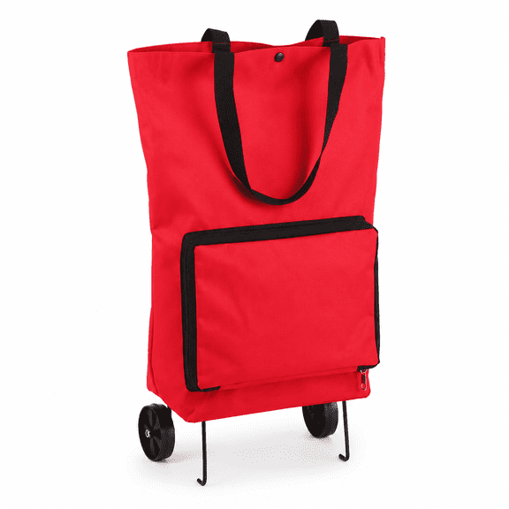 Shopping Trolley Bag,Reusable Portable Collapsible Shopping Bags,Foldable Shopping Cart with Wheels Grocery Bag Extra Large Utility Tote Bag for Travel Shopping Camp