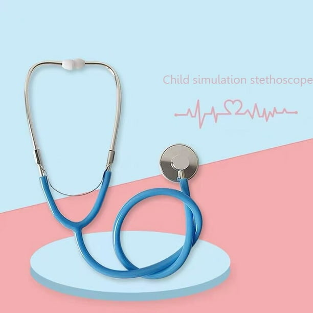Set De 2 Estetoscopios De Juguete Para Niños – Simulación De Metal Y Plástico, Ideal Para Juegos De Médico Y Cosplay