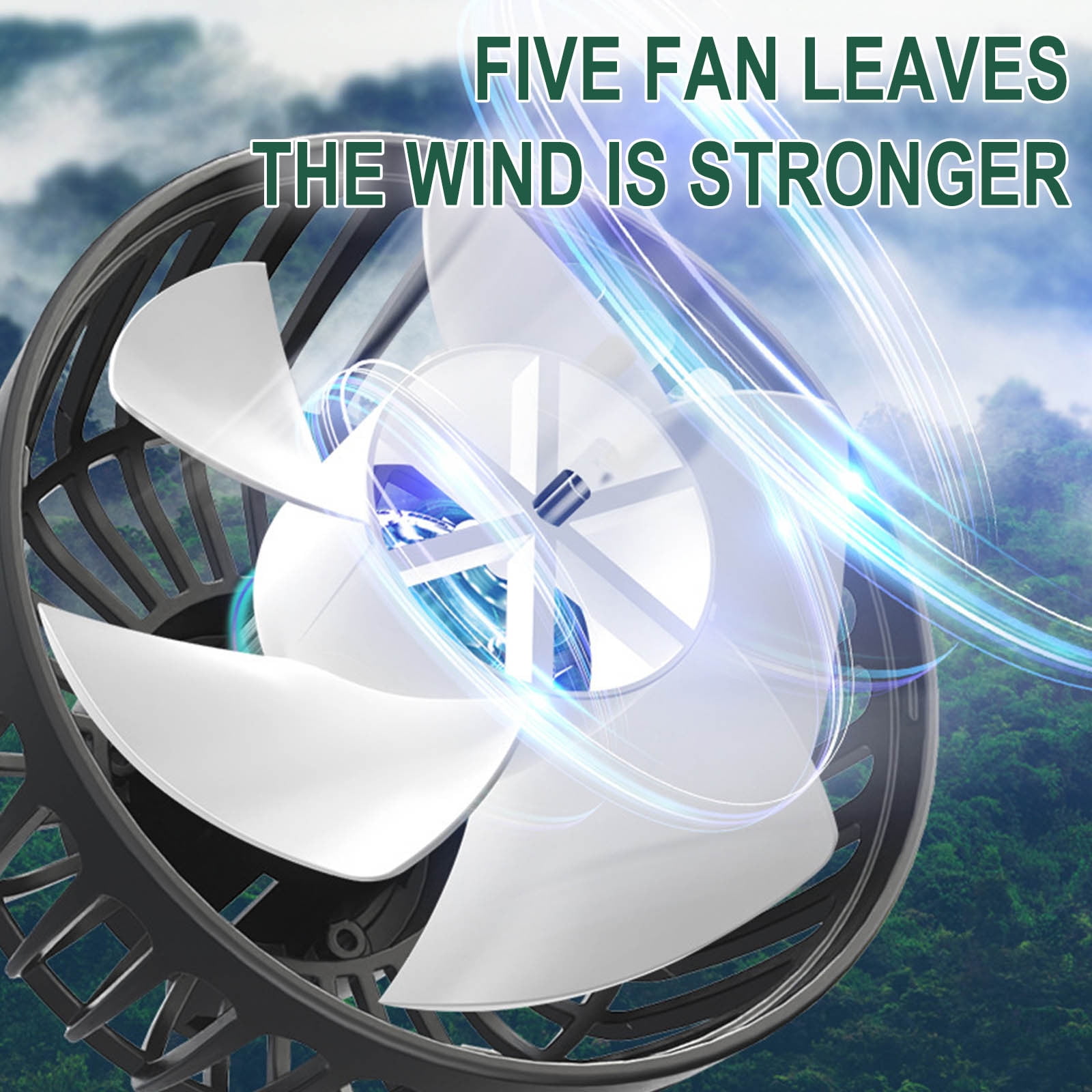 Xerdsx Car Fans,USB Electric Cooling-Fan For Backseat, Headrest 360 Degree Rotatable Dual Rear Seat Air-Fan Portable Neck Fans that Blow Cold Air