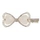 thumbnail image 1 of Glitter Rhinestone Hairpin Heart Bow Clip Zinc Alloy Material Durable No Fading For Girls Teens 7X3X1.6CM 1Set, 1 of 3