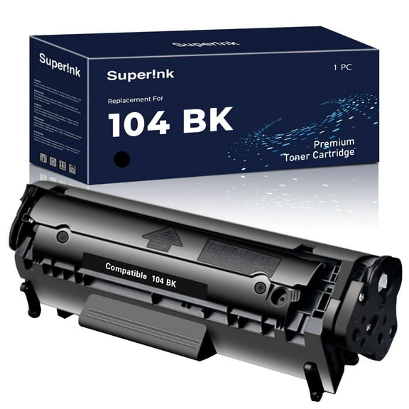 Compatible Canon 104 Black Toner Cartridge By Superink