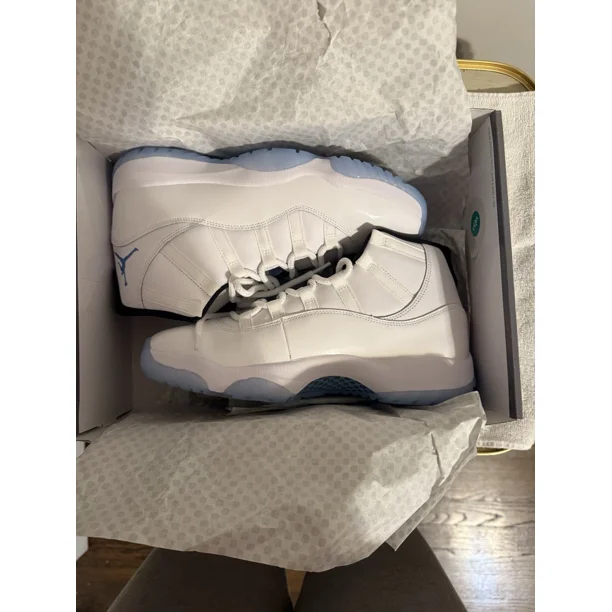 Ni - ke Air Jordan 11 Retro Columbia Legend Blue, Size 10.5