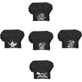 thumbnail image 5 of 1pc Chef Hat Adult Adjustable Elastic Baker Kitchen Catering Wear Cooking Hat Custom Chef Cap for Women Men Grilling Baking BBQ Chef Gift Black 11.8 x 9 Inch-Never Trust A Skinny Chef, 5 of 7