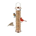 thumbnail image 1 of Comedero para pájaros Finch Bird Mixxidea para colgar semillas de cardo metálico, 1 of 7