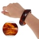 thumbnail image 3 of unbranded Resina Geométrica Marrón Con Cuadrado Para Mujer Accesorio Diario, 3 of 7