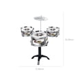 thumbnail image 3 of Fiudx Ofertas Flash Artículos En Oferta Tambor De Jazz, Instrumento Musical Para Niños, Juego De Cinco Tambores, Juguete Infantil, Instrumento De Percusión De Educación Temprana, 3 of 7
