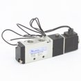 thumbnail image 1 of 5 Ports 4 Way 2 Position Valve 1/8" NPT Wire Leads Single Solenoid DC 24V, 1 of 1