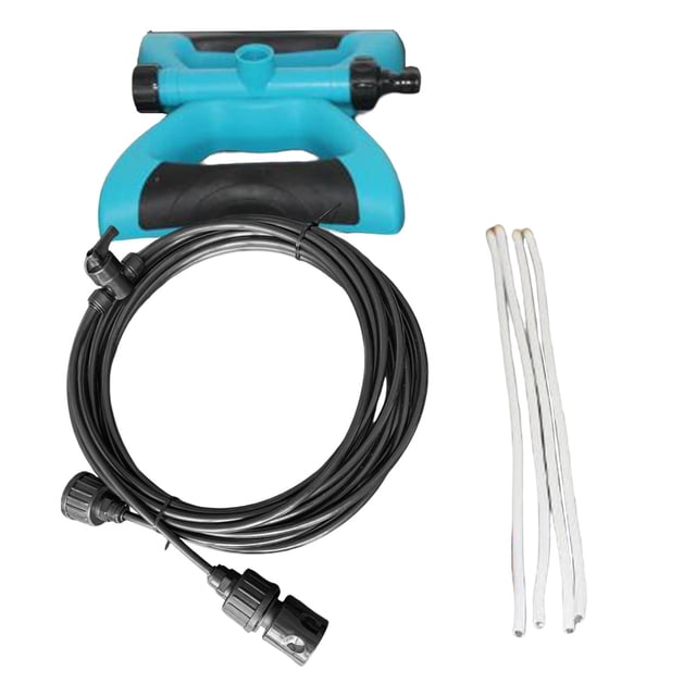 Sistema de nebulización, Misters Portable Flexible Ajustable Polvo para piscina de Blanco Sharpla Enfriamiento por nebulización