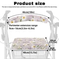 thumbnail image 6 of HELLHERO Daisy Walker Seat Cushion Cover Walker Seat Covers and Seniors Adult Anti-Slip Cover Easy to Clean and Elderly Adults, 6 of 7