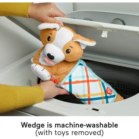 Fisher-Price - 3-in-1 Puppy Tummy Wedge - Brown/White