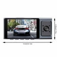 thumbnail image 3 of ZFYXGS 3 Channel Dash Cam Front And Rear Inside 1080P Dash Camera For Cars Dashcam Three Way Car Camera With Infrared Night Vision Loop Recording APP, 3 of 6