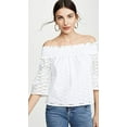 thumbnail image 4 of Jack Women's by BB Dakota Eyelet You Know Top, Off White, Small, 4 of 6