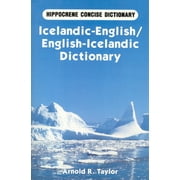 Icelandic-English/English-Icelandic Concise Dictionary [Paperback - Used]