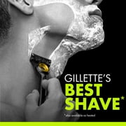 Gillette Labs Official Steelers Licensed Razor for Men, Perfect for Game Day Grooming, Gillette Labs with Exfoliating Bar, 1 Handle, 4 Blade Refills, with Magnetic Stand