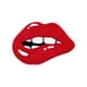 thumbnail image 2 of Alfombra de baño Zmeidao con labios rojos, antideslizante para ducha, suave y absorbente, de microfibra, estilo retro, divertida y bonita, ideal para dormitorio, sala de estar, baño y cocina., 2 of 4