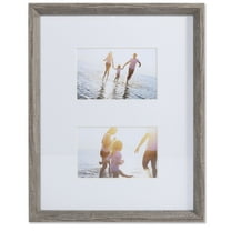 Lawrence Frames 4x6 Wide Border Double Matted Frame - Gallery Gray 11x14