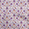 thumbnail image 1 of oneOone Polyester Spandex Dusty Purple Fabric Florals Sewing Craft Projects Fabric Prints By Yard 56 Inch Wide, 1 of 4