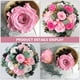 thumbnail image 4 of 6PCS Flor de Vida Preservada 5-6 cm Cabeza DecoracióN para Fiesta de Boda Amante DíA de la Madre Flores de Regalo Hechas una Mano DIY,D, 4 of 5