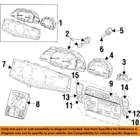 Cadillac GM OEM 97-99 Catera Dash Instrument Panel-Light Bulb 9198599
