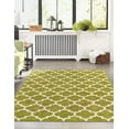 thumbnail image 4 of Unique Loom Trellis Collection Area Rug - Philadelphia (10' 6" x 16' 5" Rectangle Light Green/Beige), 4 of 9