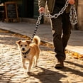 thumbnail image 7 of 3.3-6.2 Ft Dog Leash Metal Leashes Chain Rope with Pet Collar Training Walking Leads Heavy Duty Anti Bite 360 Hook for Small Dog/Cat Photo Props, 7 of 7