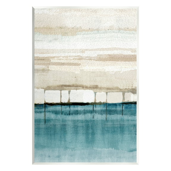 Stupell Industries Modern Landscape Abstraction Abstract Painting Unframed Art Print Wall Art, 10 x 15