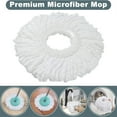 thumbnail image 3 of Spin Mop and Bucket System, Mop and Bucket ,Mops for Floor Cleaning,Household Supplies Tools with 6 Replacement Refills,61" Extended Handle for Household Hardwood Floor, 3 of 5