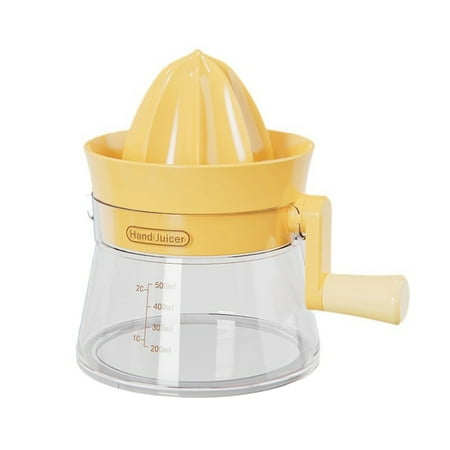 

HMPEAIIY Orange Squeezer Juicer Manual Household Juicer Special Juicing Cup For Oranges Rotation Extrusion Type Widen The Capacity Of Large Cup At Juice Lime Toaster Watermelon Juicer Pulp Strainer