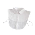 thumbnail image 1 of Cuello falso para mujeres suave y cómoda elegante elegante media camisa para suéter de traje Collar redondo, 1 of 10