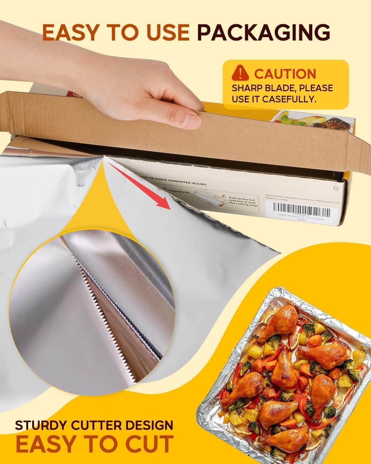 8X8 Square Aluminum Foil Food Grade Pans with Lids from China
