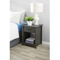Mainstays Hillside Nightstand with Drawer, Espresso Finish
