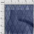 thumbnail image 2 of oneOone Cotton Poplin Twill Blue Fabric Argyle Quilting Supplies Print Sewing Fabric By The Yard 56 Inch Wide, 2 of 4