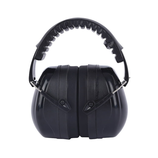 Black Noise Reduction Earmuffs For Sleep Study Work Comfortable Soft High Elasticity Sound Insulation #766jO