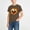 Brown, variant on DJDLJWCJ Boys Soccer Shirt Crewneck Relaxed Fit Soccer Printed Summer Shirts Stretch Soft Outdoor Athletic Sports Shirts Brown Size 7-8 Years