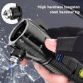 thumbnail image 6 of LED Flashlight Multifunctional Safety Hammer Flashlight USB Charging Portable Strong Light Torch for Camping Hiking Fishing, 6 of 6