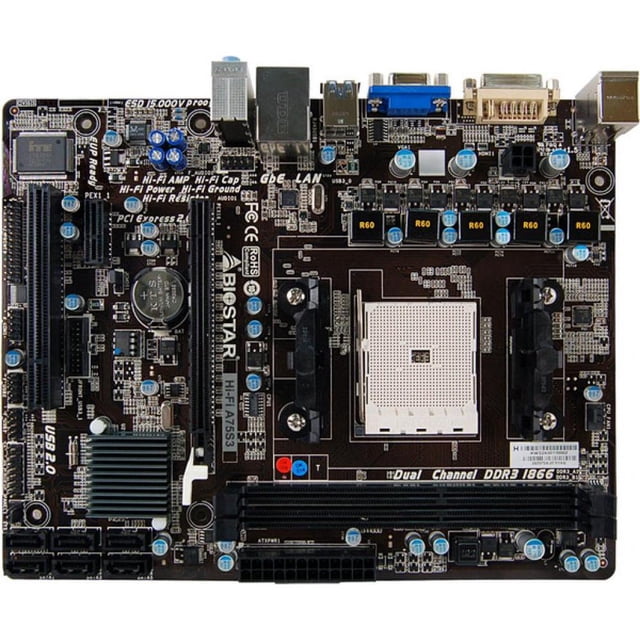 Placa madre Biostar Hi-Fi A75S3 Socket FM2 AMD A75 DDR3