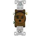 thumbnail image 1 of 1877B-BOX Single Receptacle 125V - Brown, 1 of 1