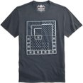 thumbnail image 1 of American Rag - Camiseta gráfica para hombre, diseño de patchwork, azul, pequeña American Rag Camiseta gráfica, 1 of 1