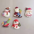 thumbnail image 4 of Christmas Refrigerator Magnets Holiday Magnets for Locker Fridge Home School Decor 3D Refrigerator Sticker Santa Style, 4 of 4