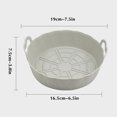 thumbnail image 3 of Aqestyerly Air Fryer Basket Liner,Reusable Fryer Accessory for Easy Cleaning,Parchment Liner Replacement, 3 of 3