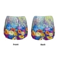 thumbnail image 6 of Uemuo Spring Flower Seasonal Pattern Women's Athletic Shorts High Waisted Running Shorts with Liner Pockets Gym Elastic Workout Shorts-X-Large, 6 of 9
