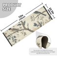 thumbnail image 5 of Yayeee Runner Rug for Bedroom 2'x6' Machine Washable Hallway Non Slip Mat, Beige Birds, 5 of 8