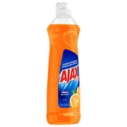 Ajax Ultra Triple Action Dishwashing Liquid Dish Soap, Orange Scent, 12.4 Fluid Ounce