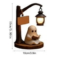 thumbnail image 3 of Spirit Night Light, Halloween Decorative Light with Flickering Flame Effect, Spooky Ambient Light for Home Decor(J), 3 of 3