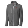 thumbnail image 2 of Men's Cutter & Buck  Steel Fresno Grizzlies  Clique Telemark Eco Stretch Softshell Full-Zip Jacket, 2 of 3